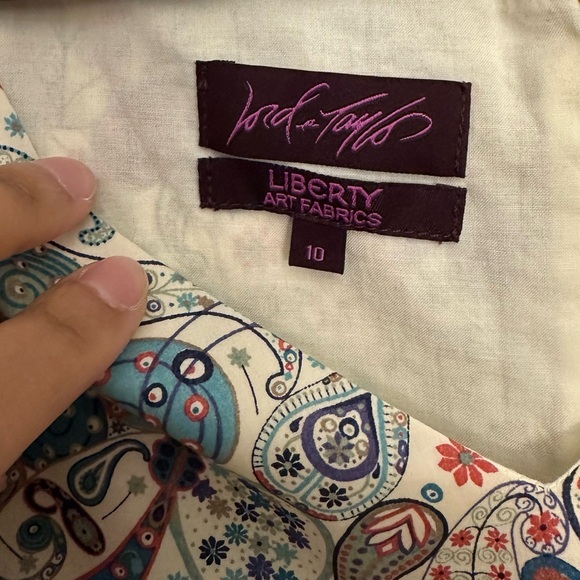 Liberty Art Paisley Dress 👗 - Picture 4 of 6